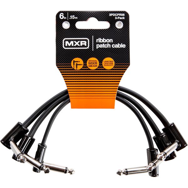 MXR 6 In Ribbon Patch Cable 3 Pk