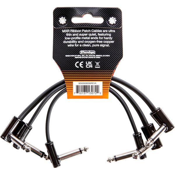 MXR 6 In Ribbon Patch Cable 3 Pk