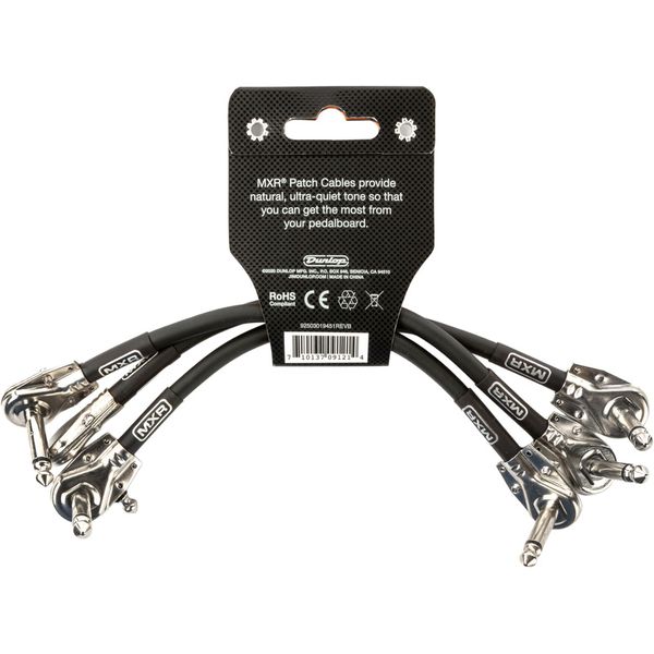 MXR 6 Inch Patch Cable 3 Pack