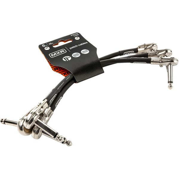 MXR 6 Inch Patch Cable 3 Pack