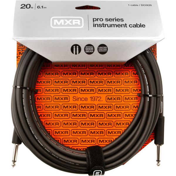MXR 20 FT Pro Cable Black S S