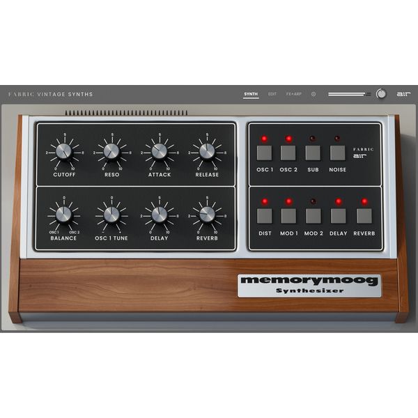 AIR Music Technology Fabric Vintage Memorymoog
