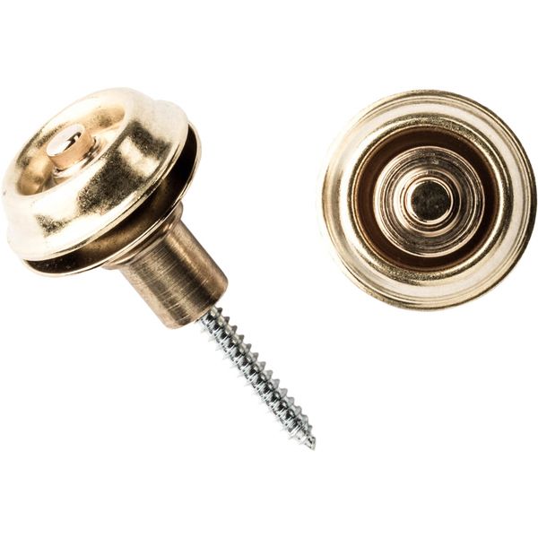 Dunlop Straplok Brass Flush Mount