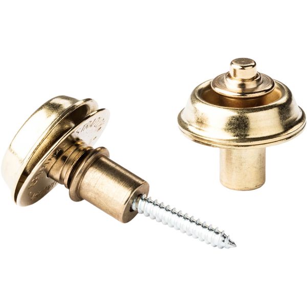Dunlop Straplok Brass Flush Mount