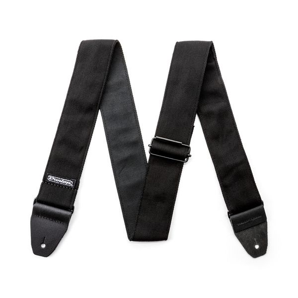 Dunlop Jacquard Strap Plain Black