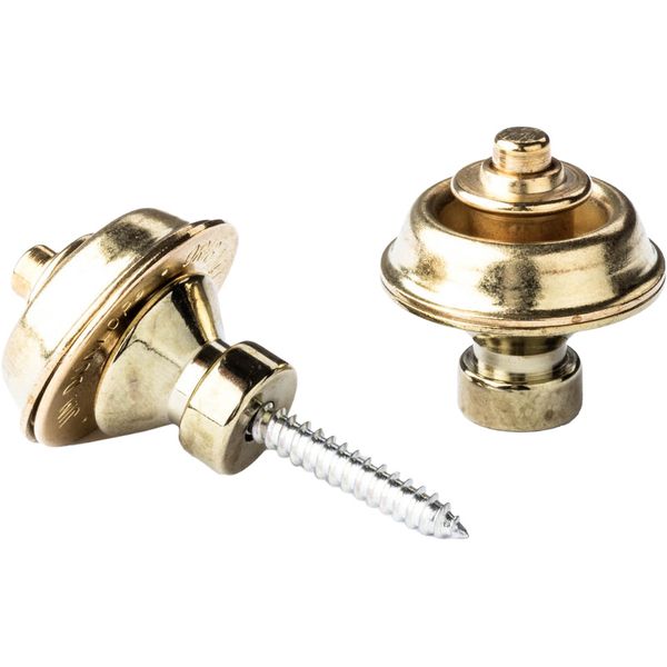 Dunlop Straplok Brass Traditional