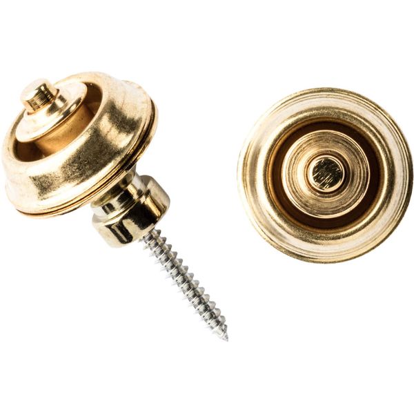 Dunlop Straplok Brass Traditional