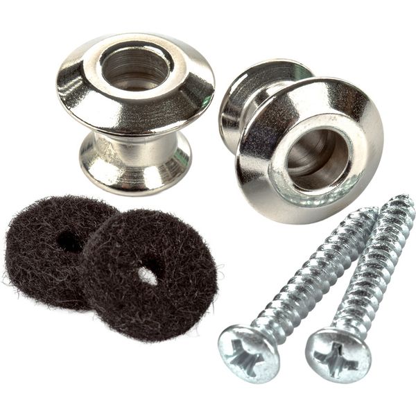 Dunlop Strap Button Set Nickel Dual D