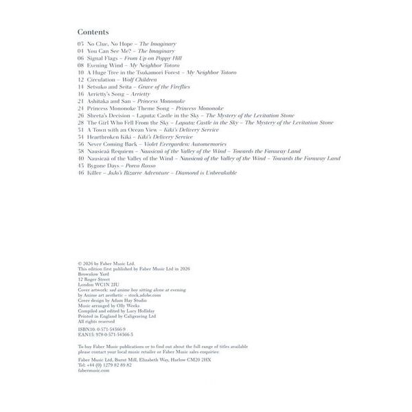 Faber Music The Piano Player: Anime