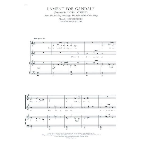 Faber Music Lord of the Rings & Hobbit