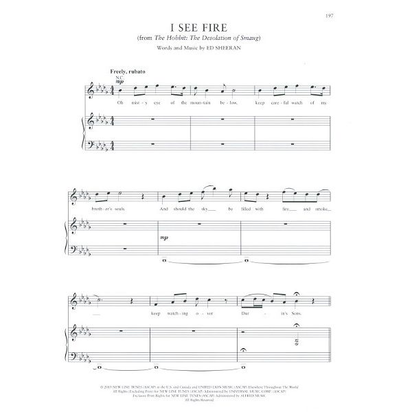 Faber Music Lord of the Rings & Hobbit