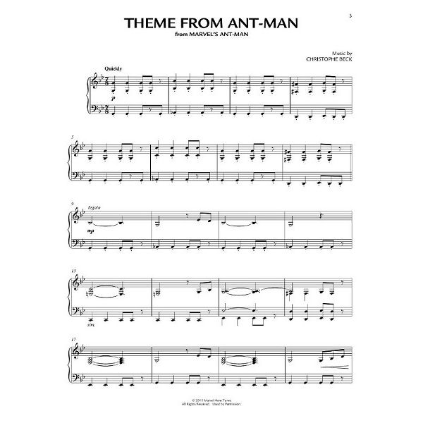 Hal Leonard Marvel Piano Solo Collection