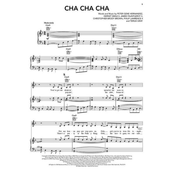 Hal Leonard Bruno Mars The Romantic