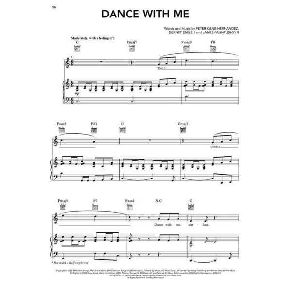 Hal Leonard Bruno Mars The Romantic