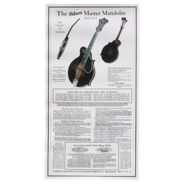 Gibson 1923 F-5 Master Model Rei. CB