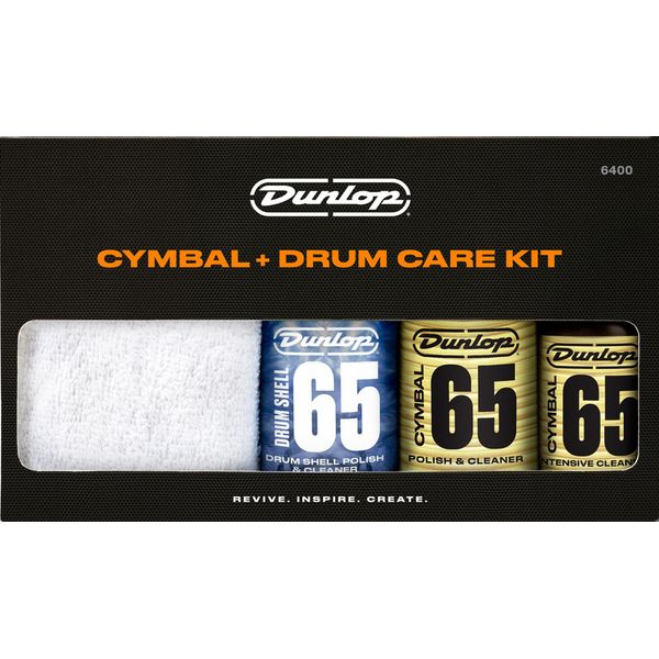 Dunlop 65 Cymbal and Drum Care Kit
