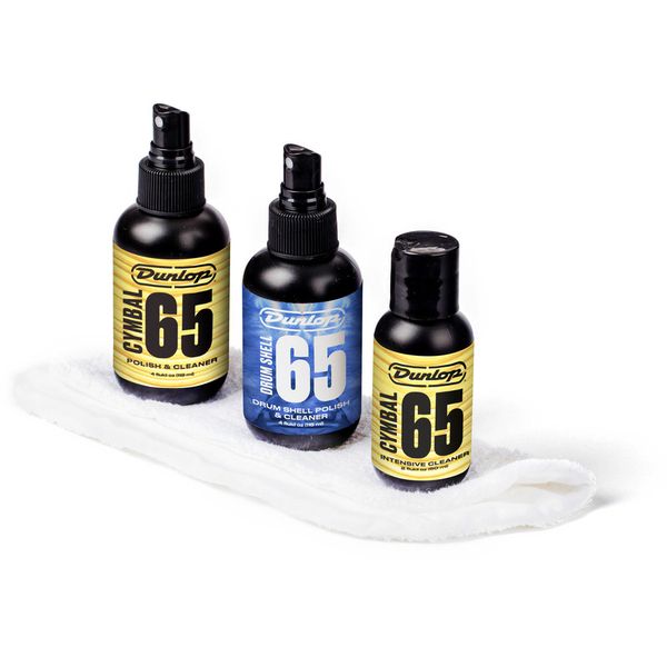 Dunlop 65 Cymbal and Drum Care Kit