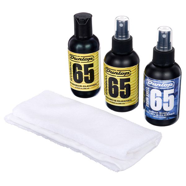 Dunlop 65 Cymbal and Drum Care Kit