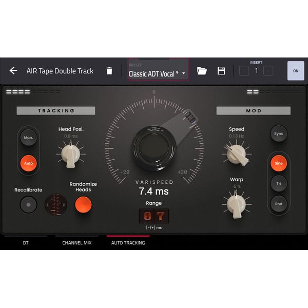 AIR Music Technology Tape Double Track