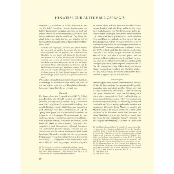 Bärenreiter Martines Sonata da Cimbalo