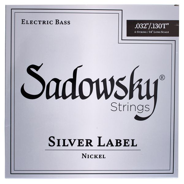 Sadowsky Silver Label Bass 6 .032 TW