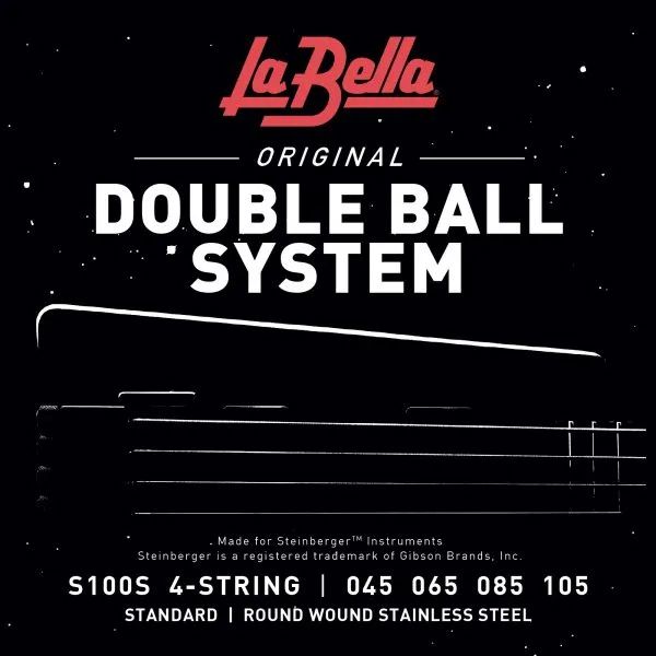 La Bella S100S Double Ball Bass Med