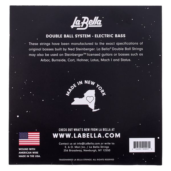 La Bella S100S Double Ball Bass Med