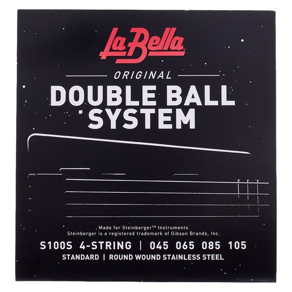 La Bella S100S Double Ball Bass Med