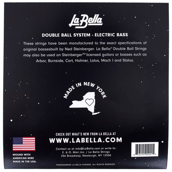 La Bella S100L Double Ball Bass Lite