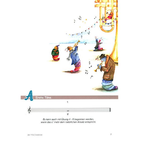 Köbl Edition Auftakt zum Trompetenspiel