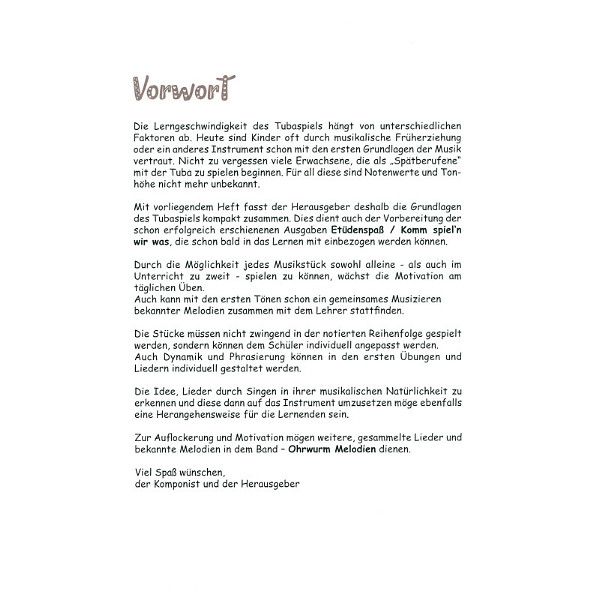 Köbl Edition Auftakt zum Tubaspiel