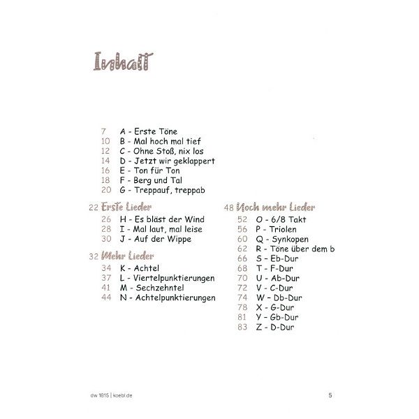 Köbl Edition Auftakt zum Tubaspiel