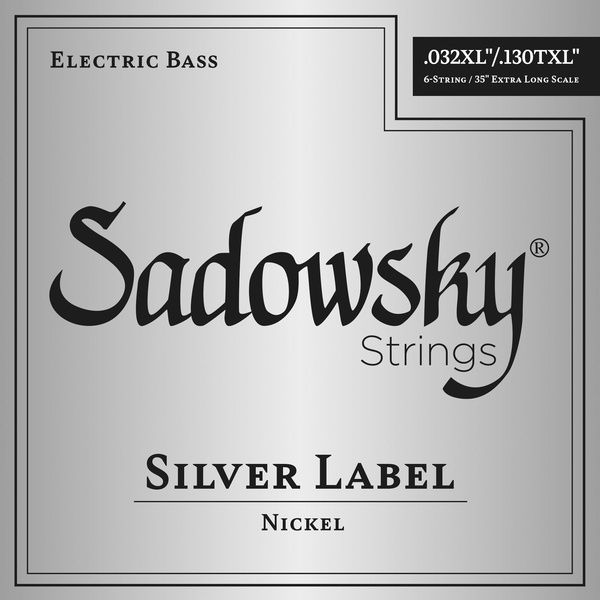Sadowsky Silver Label Bass 6 .032 N