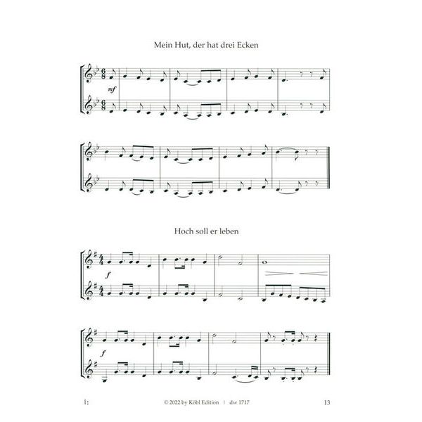 Köbl Edition 50 bekannte Melodien Trumpet