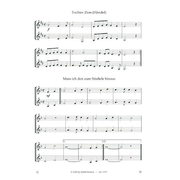 Köbl Edition 50 bekannte Melodien Trumpet