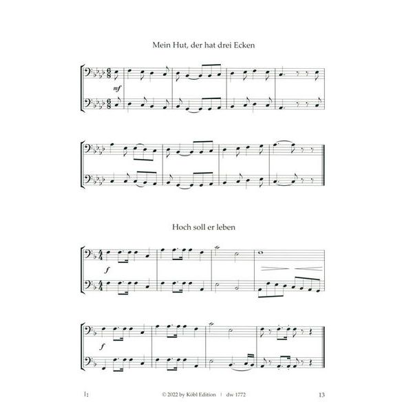 Köbl Edition 50 bekannte Melodien Posaune