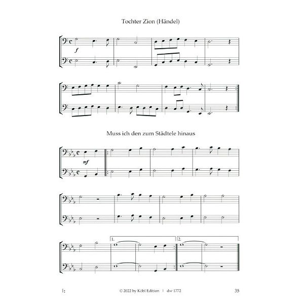 Köbl Edition 50 bekannte Melodien Posaune