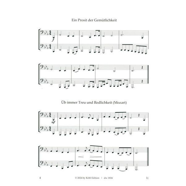 Köbl Edition 50 bekannte Melodien Tuba