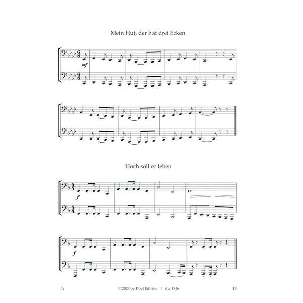 Köbl Edition 50 bekannte Melodien Tuba