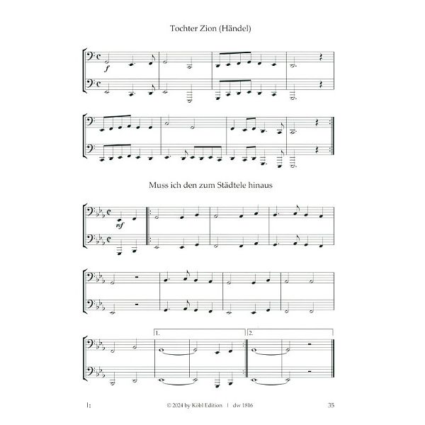 Köbl Edition 50 bekannte Melodien Tuba