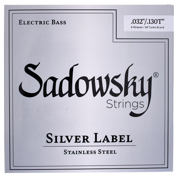 Sadowsky Silver Label Bass 6 .032 SS LS