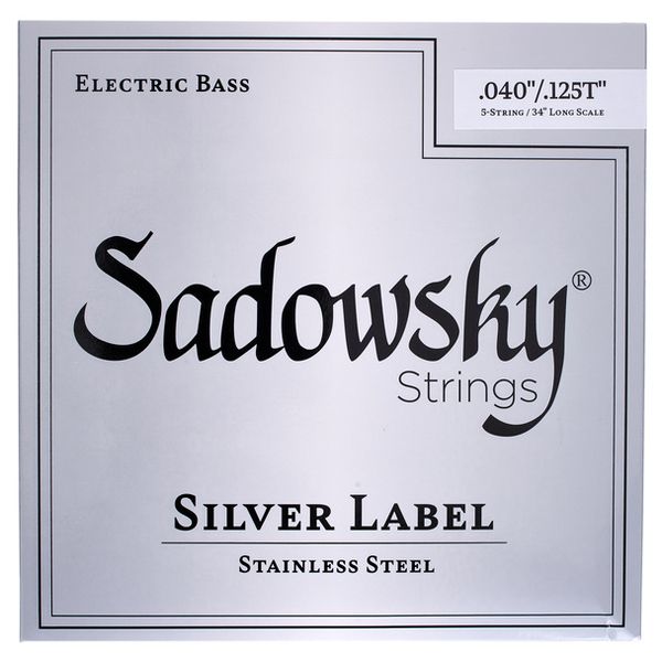 Sadowsky Silver Label Bass 5 .040 SS