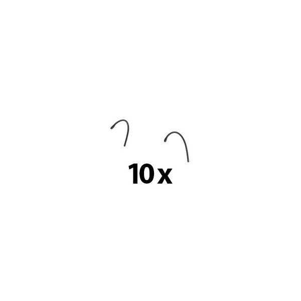 Sennheiser Éarhook Black 10x