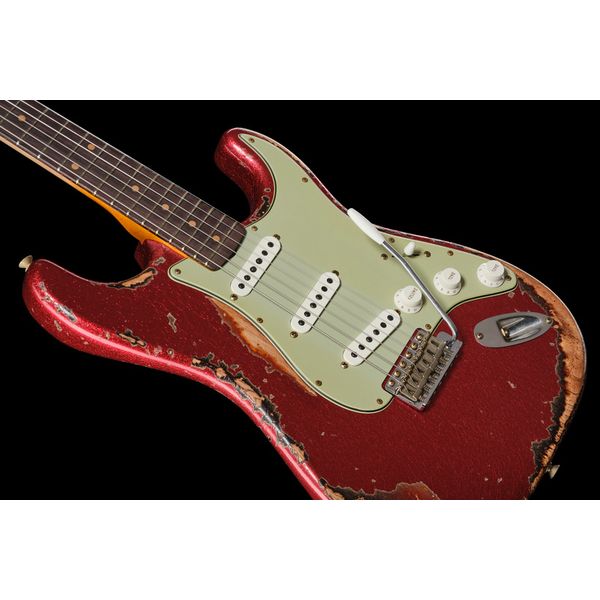 Fender 61 Strat SHR Red Sparkle 3TSB