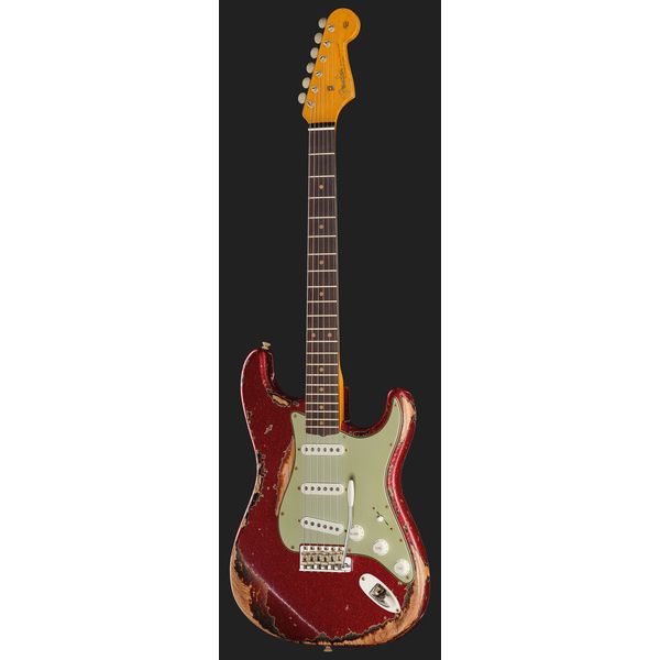 Fender 61 Strat SHR Red Sparkle 3TSB