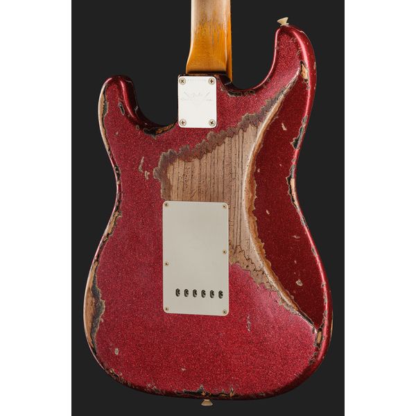 Fender 61 Strat SHR Red Sparkle 3TSB