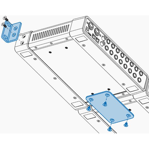 MOTU UltraLite Half Rack Coupler