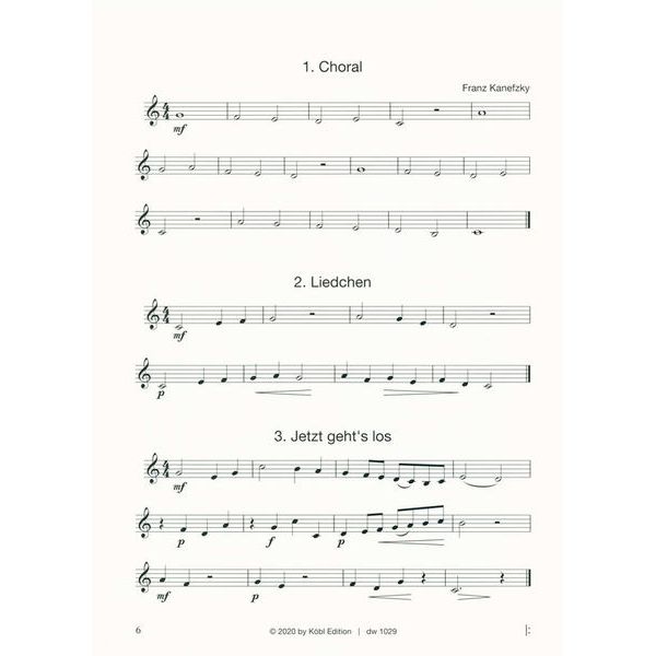 Köbl Edition Etüdenspaß Trompete 1