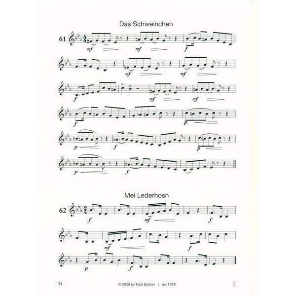 Köbl Edition Etüdenspaß Trompete 1