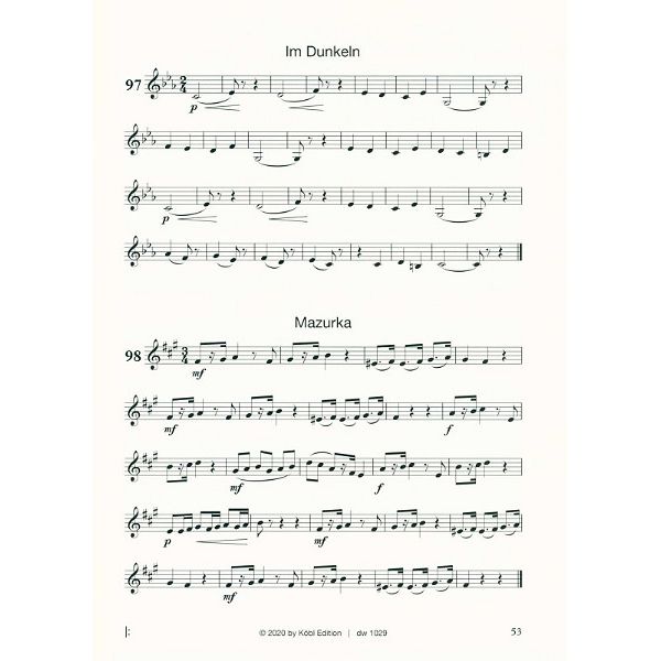 Köbl Edition Etüdenspaß Trompete 1